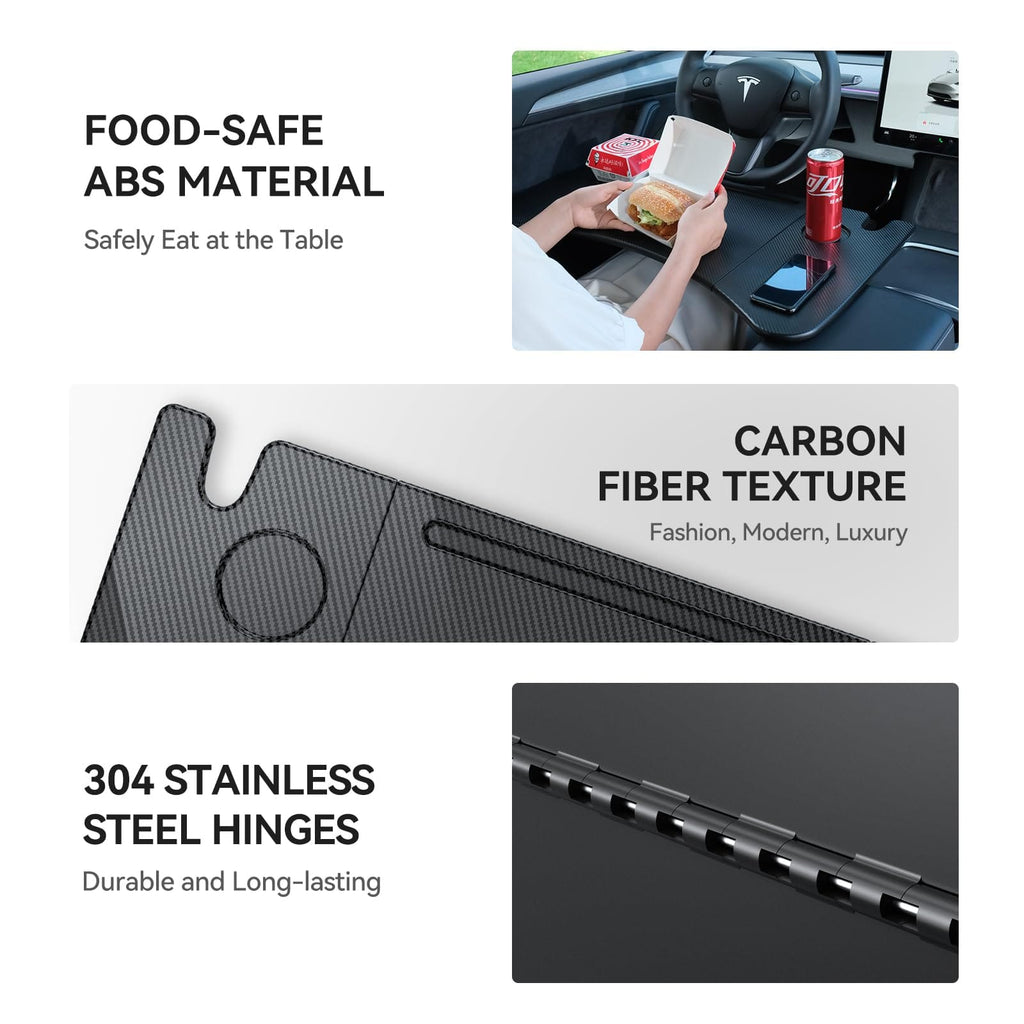 BetterEV Camping foldable Desk Food Tray (Carbon Edition)