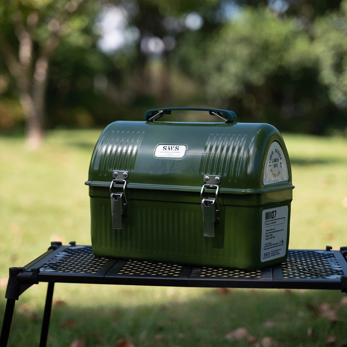 Retro Steel Camp Storage Box · 7L — image 2
