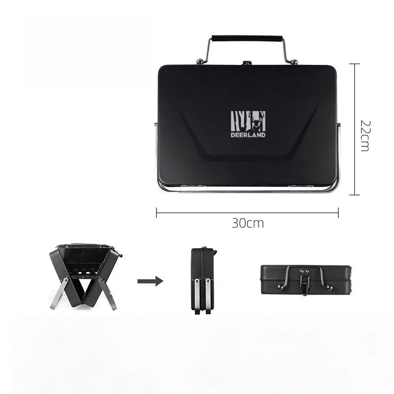 Folding Charcoal BBQ Grill — image 17