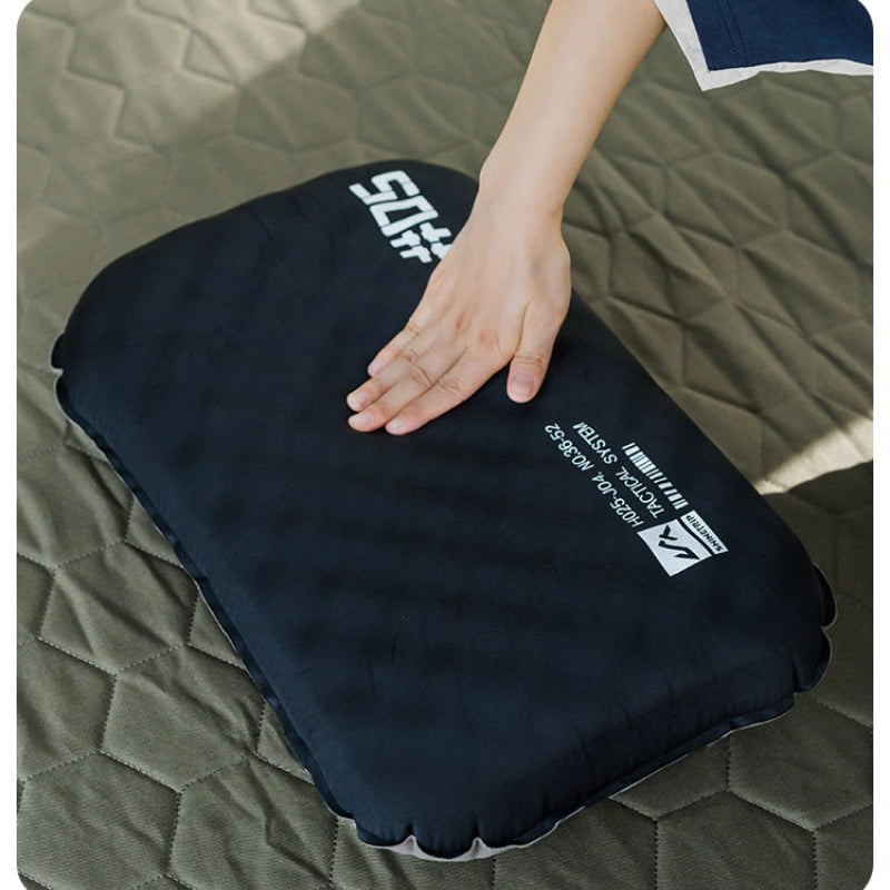Inflatable Camping Pillow · Ice-Silk Cover — image 11