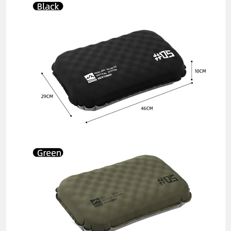 Inflatable Camping Pillow · Ice-Silk Cover — image 14